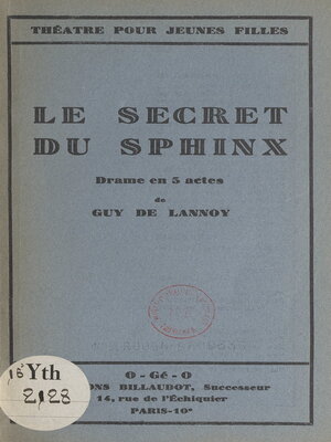 cover image of Le secret du sphinx